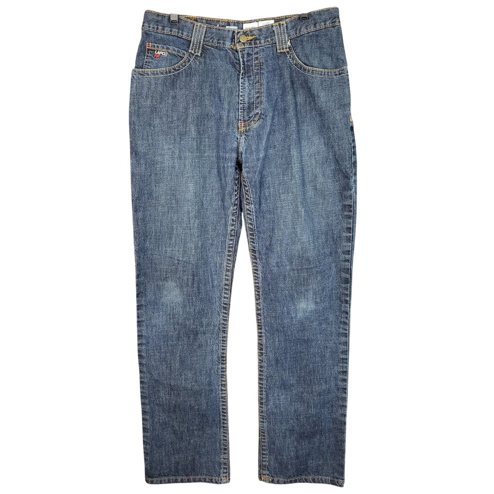 LAPCO FR Flame Resistant Work Jeans‎ Men's 34x36 Blue Denim Cotton